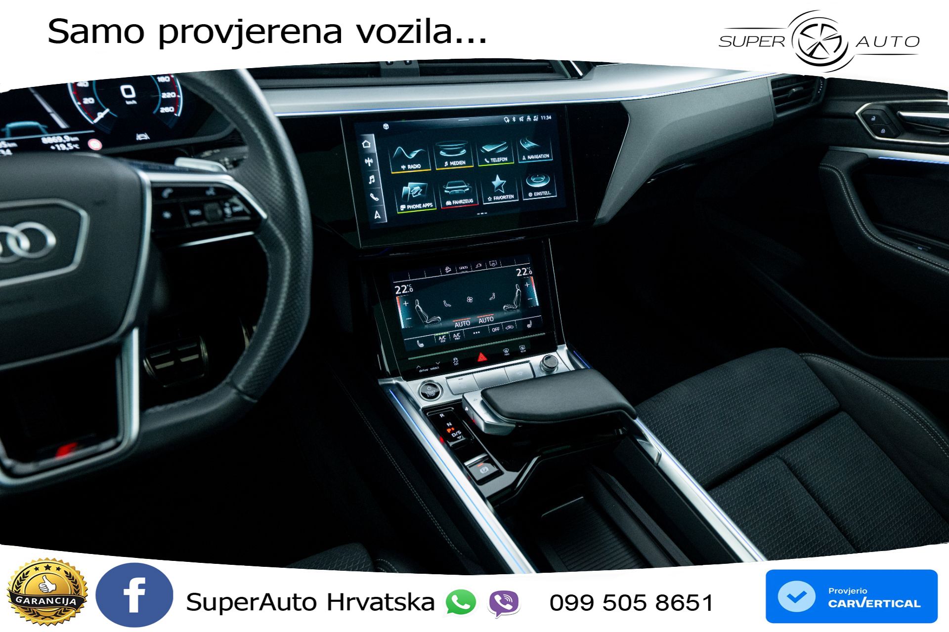 Audi Q8 e-tron 55 114 kWh SB quattro 2xS line 408 KS, ZRAČNI+MATRIX+GR SJED+360