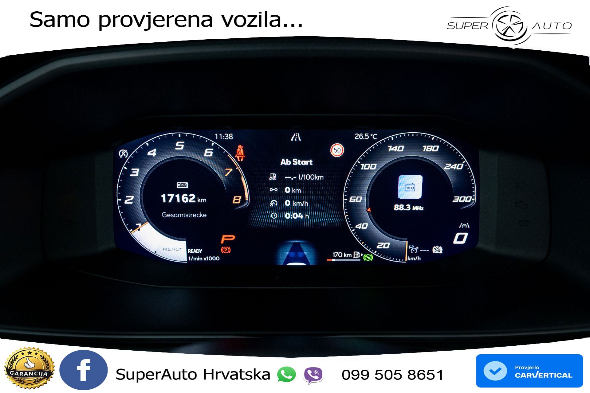 Cupra Formentor 1.5 eTSI DSG Edge 150 KS, ACC+KAM+GR SJED+VIRT