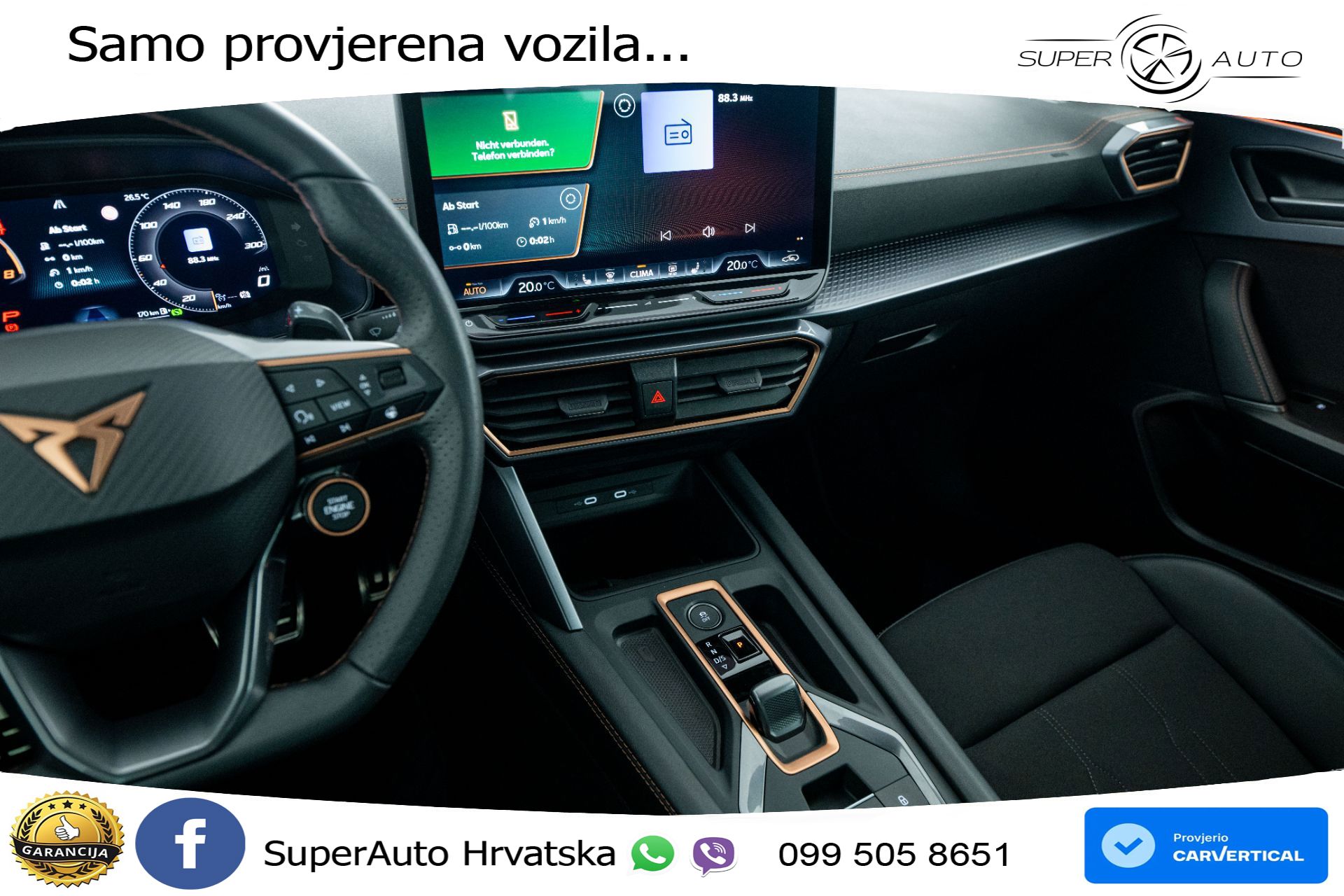 Cupra Formentor 1.5 eTSI DSG Edge 150 KS, ACC+KAM+GR SJED+VIRT