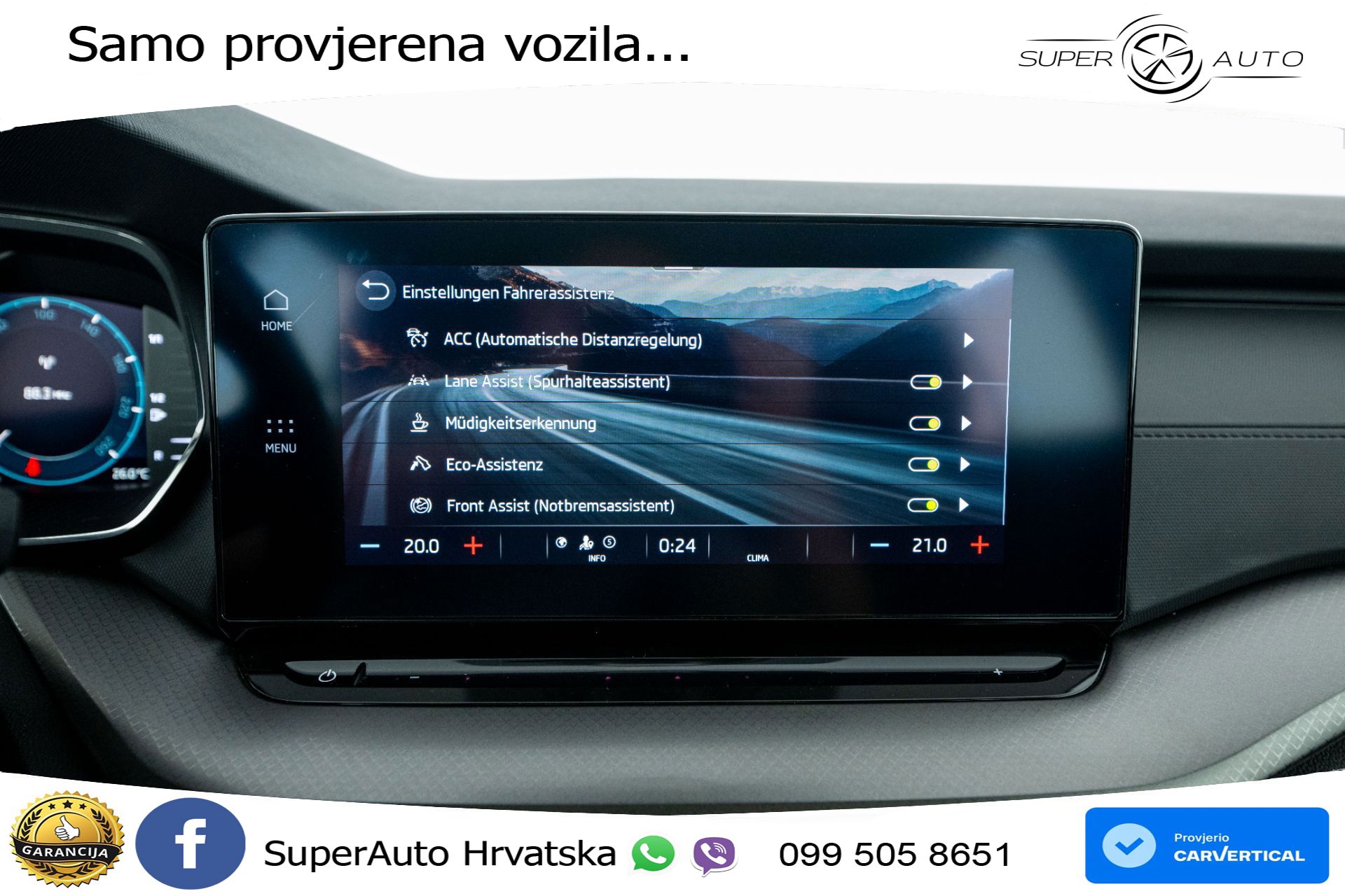 Škoda Octavia Combi 2.0 TDI DSG Ambition 150 KS, LED+ACC+KAM+VIRT+PDC