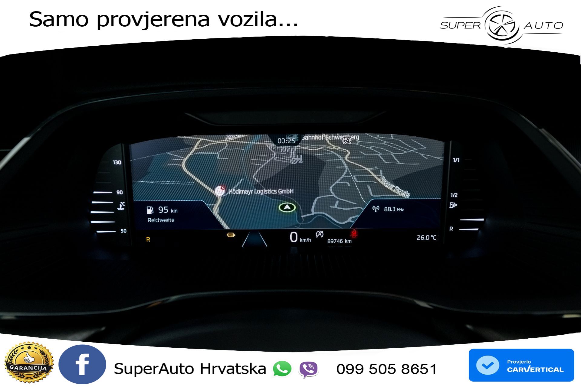 Škoda Octavia Combi 2.0 TDI DSG Ambition 150 KS, LED+ACC+KAM+VIRT+PDC