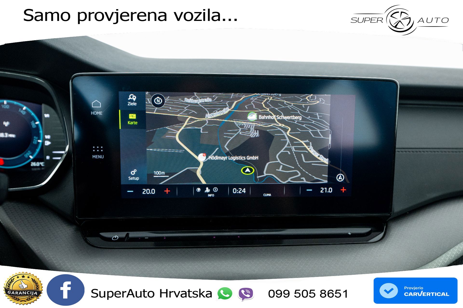 Škoda Octavia Combi 2.0 TDI DSG Ambition 150 KS, LED+ACC+KAM+VIRT+PDC