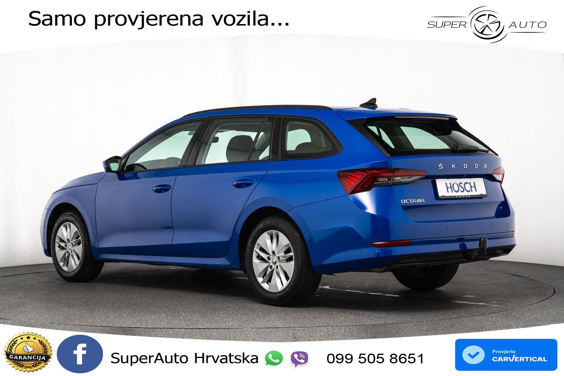 Škoda Octavia Combi 2.0 TDI DSG Ambition 150 KS, LED+ACC+KAM+VIRT+PDC
