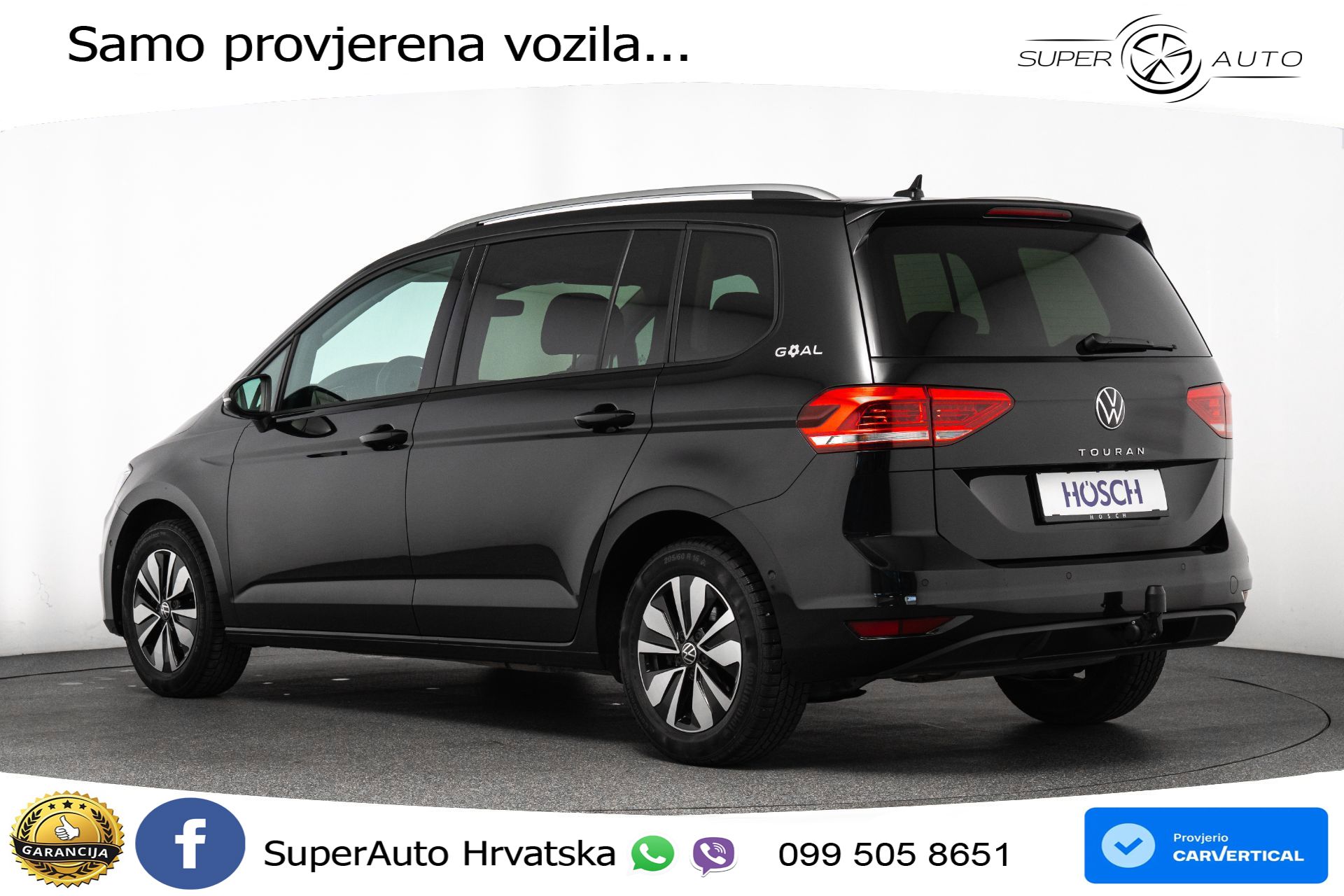 VW Touran 1.5 TSI DSG Comfortline 150 KS, 7-SJED+LED+ACC+GR SJED+PDC+VIRT