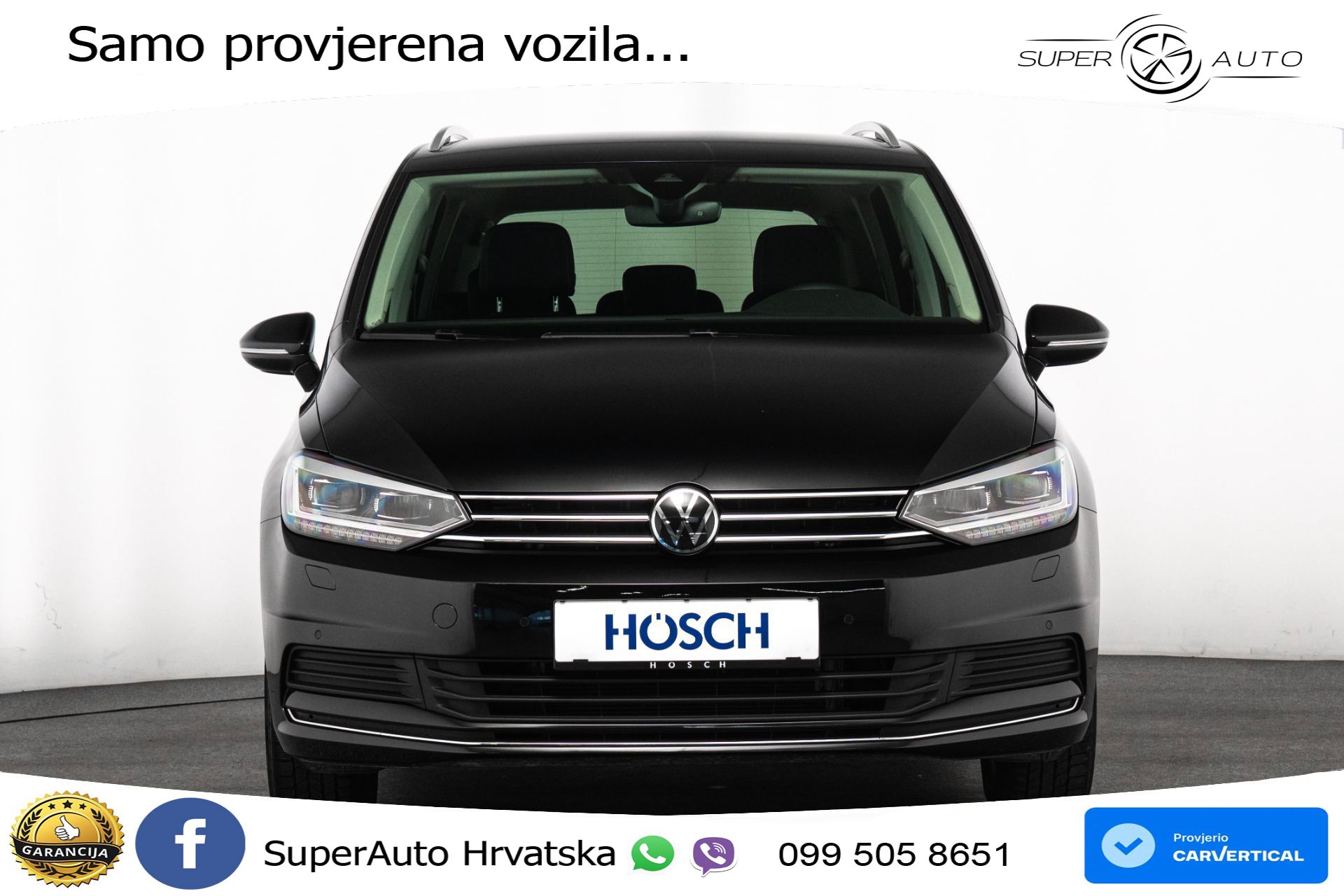 VW Touran 1.5 TSI DSG Comfortline 150 KS, 7-SJED+LED+ACC+GR SJED+PDC+VIRT