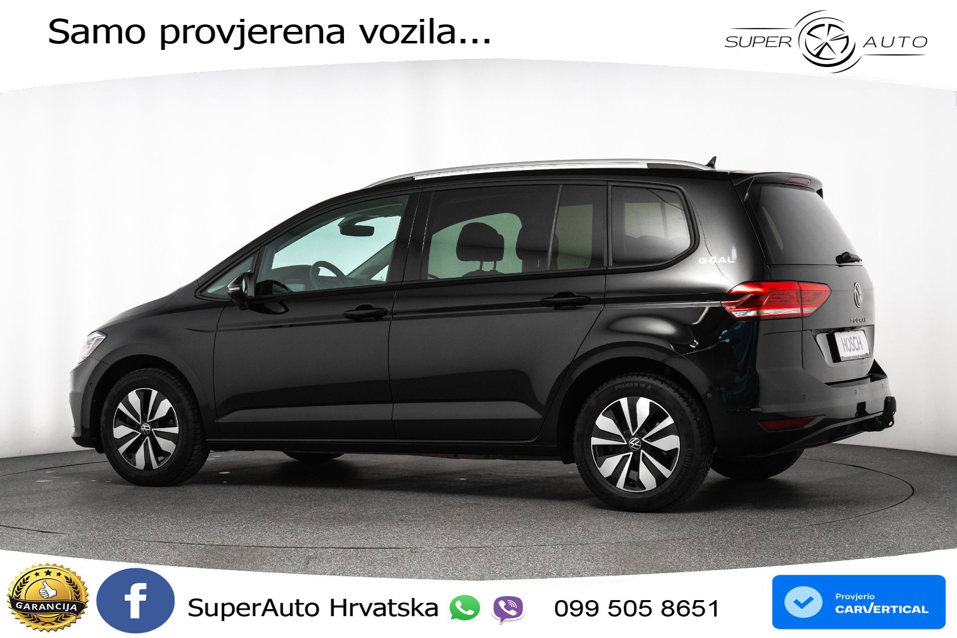VW Touran 1.5 TSI DSG Comfortline 150 KS, 7-SJED+LED+ACC+GR SJED+PDC+VIRT