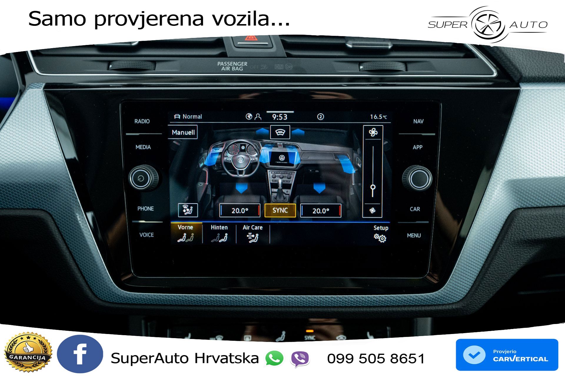 VW Touran 1.5 TSI DSG Comfortline 150 KS, 7-SJED+LED+ACC+GR SJED+PDC+VIRT
