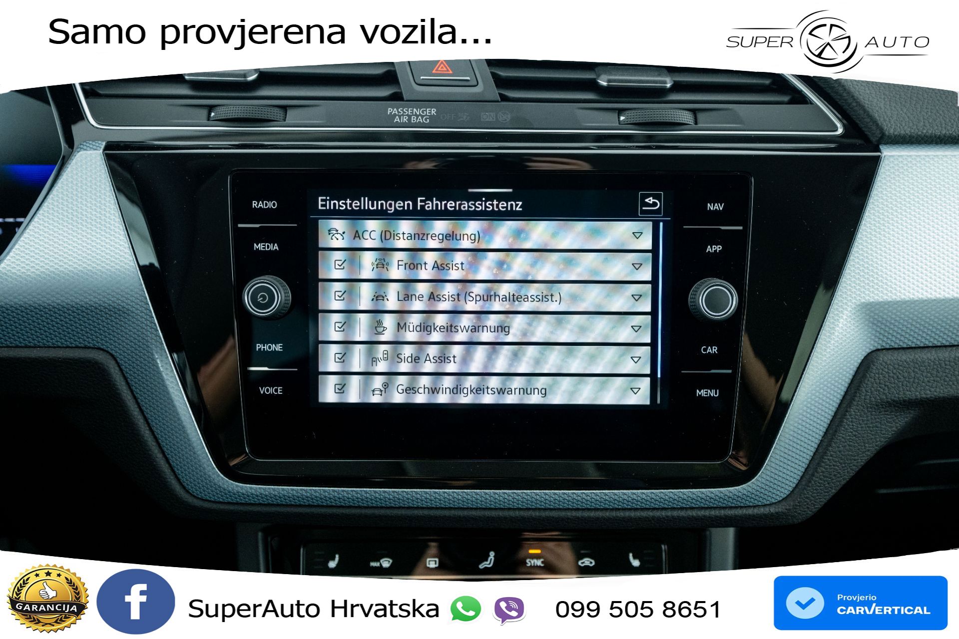 VW Touran 1.5 TSI DSG Comfortline 150 KS, 7-SJED+LED+ACC+GR SJED+PDC+VIRT