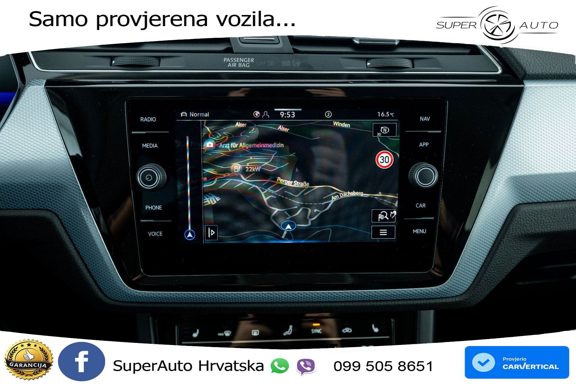 VW Touran 1.5 TSI DSG Comfortline 150 KS, 7-SJED+LED+ACC+GR SJED+PDC+VIRT