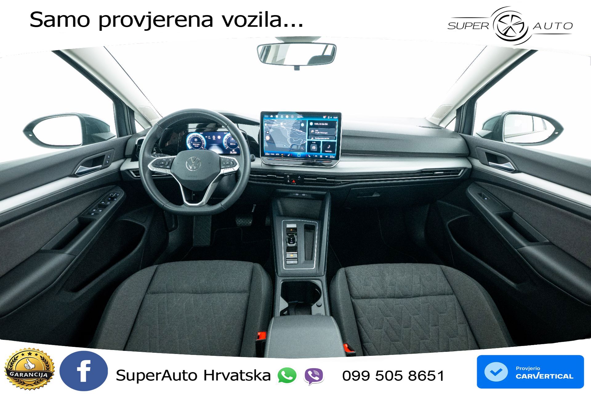 VW Golf 8 Variant 1.5 eTSI DSG Life 116 KS, LED+ACC+GR SJED+VIRT+PDC