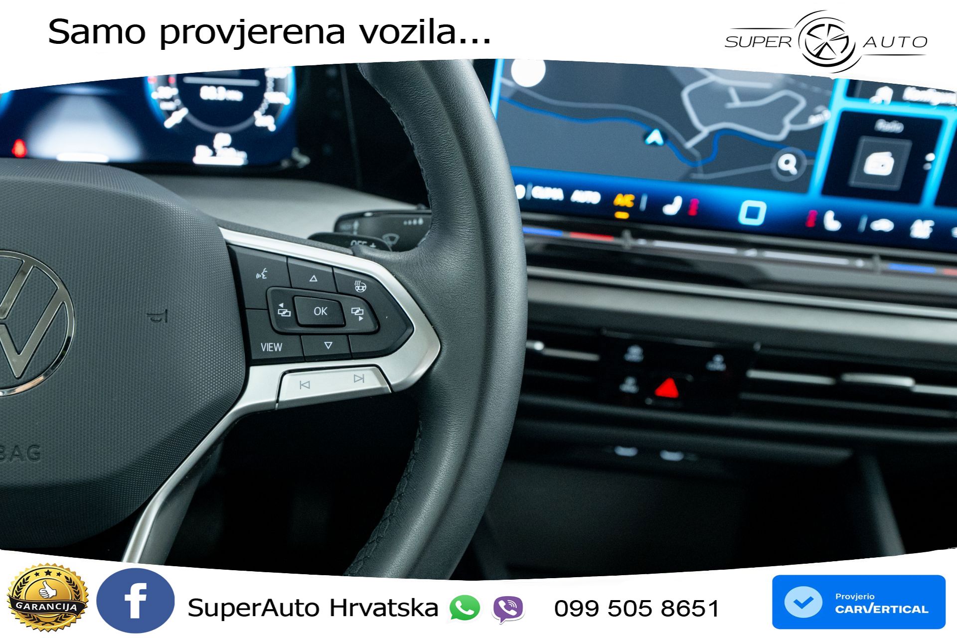 VW Golf 8 Variant 1.5 eTSI DSG Life 116 KS, LED+ACC+GR SJED+VIRT+PDC