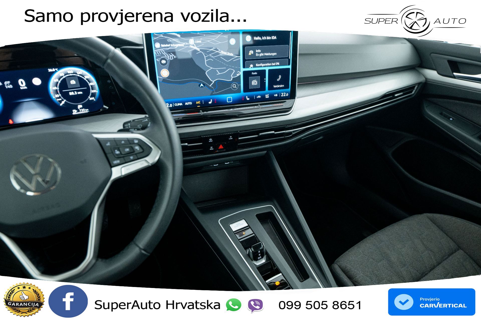 VW Golf 8 Variant 1.5 eTSI DSG Life 116 KS, LED+ACC+GR SJED+VIRT+PDC