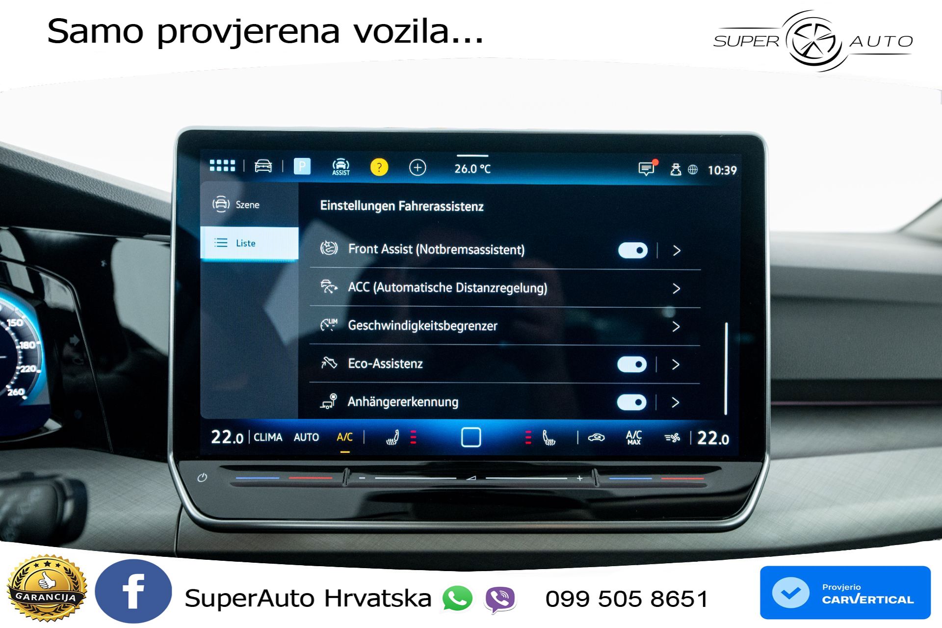 VW Golf 8 Variant 1.5 eTSI DSG Life 116 KS, LED+ACC+GR SJED+VIRT+PDC