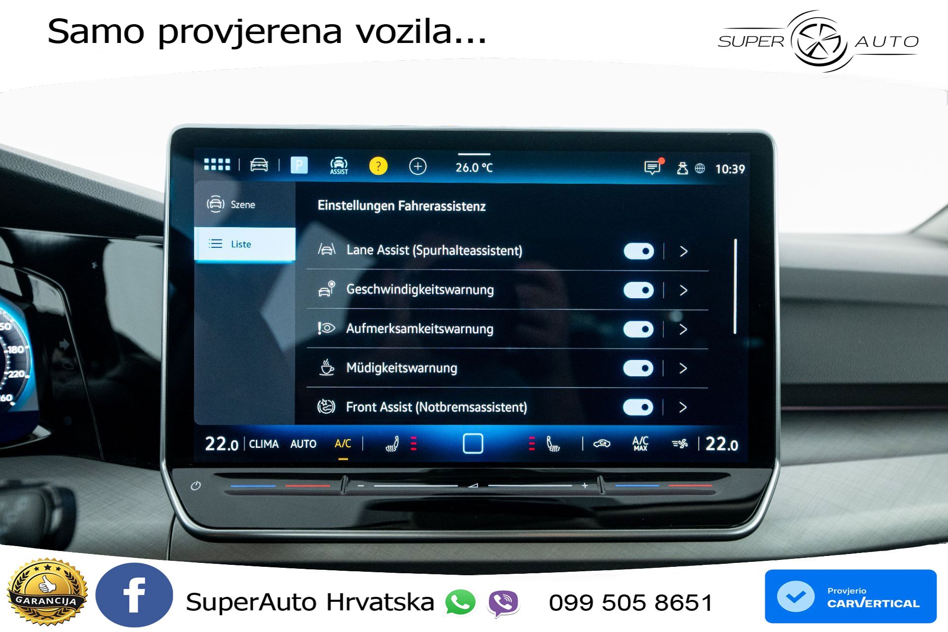 VW Golf 8 Variant 1.5 eTSI DSG Life 116 KS, LED+ACC+GR SJED+VIRT+PDC