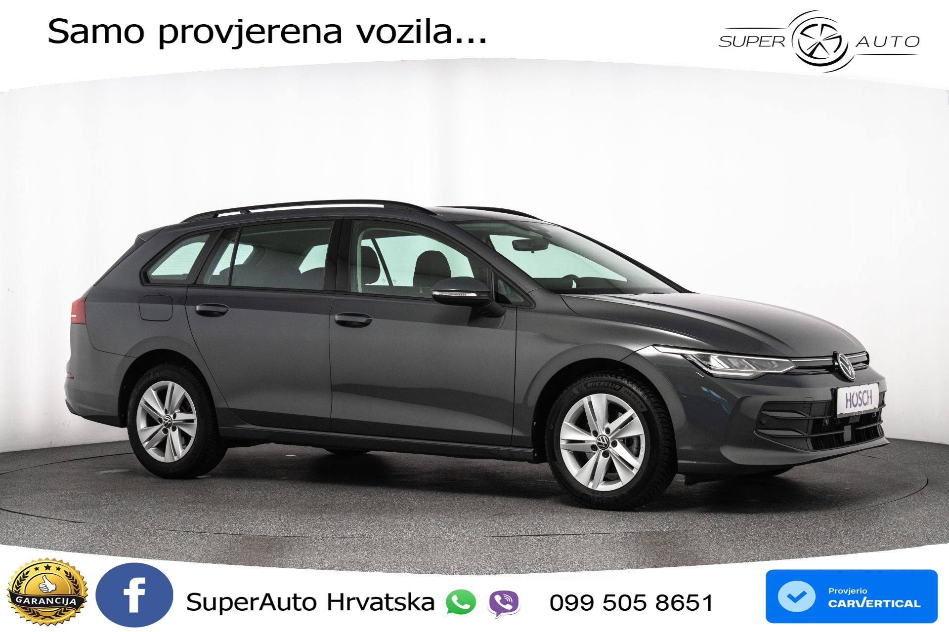 VW Golf 8 Variant 1.5 eTSI DSG Life 116 KS, LED+ACC+GR SJED+VIRT+PDC