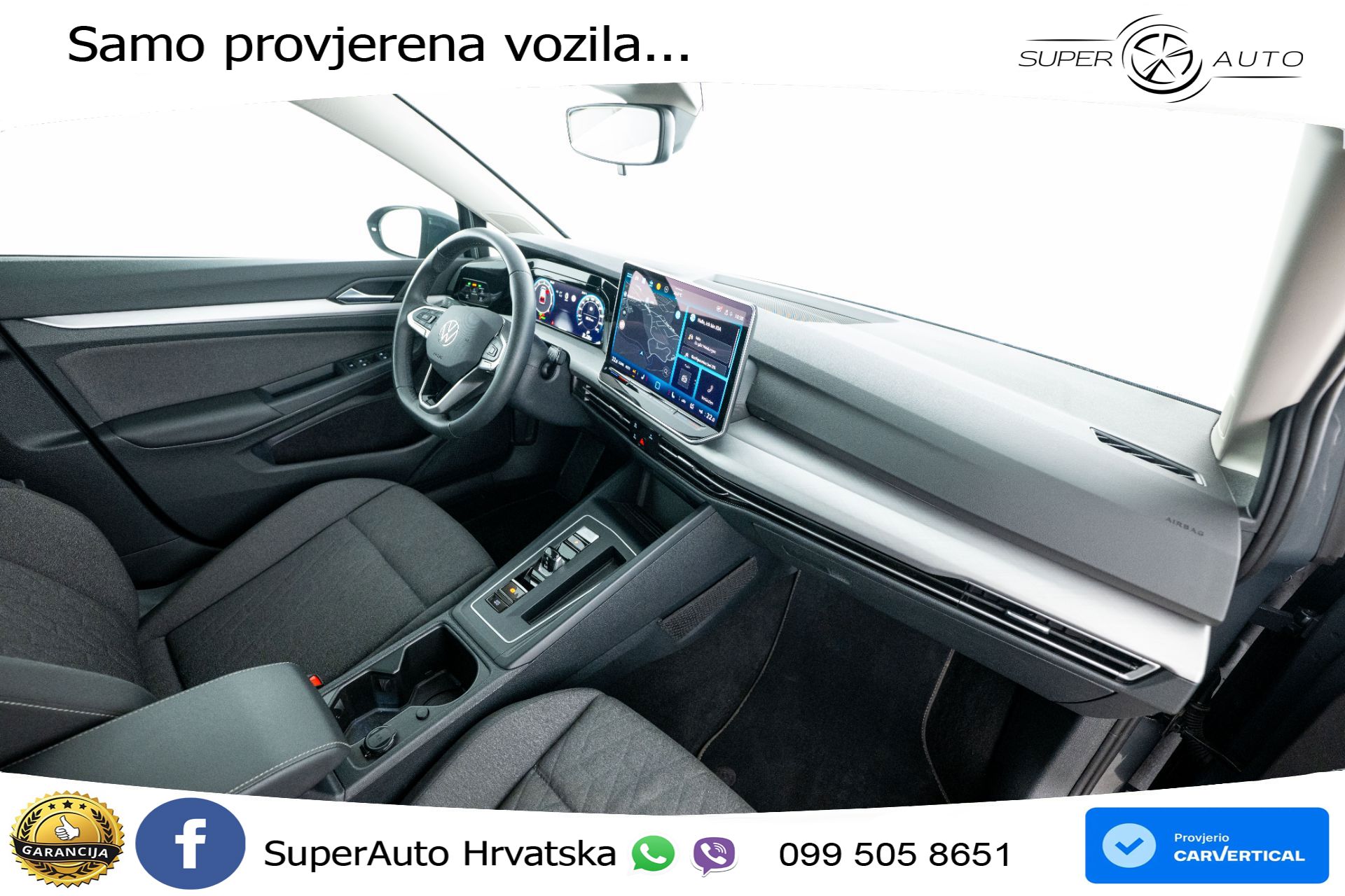 VW Golf 8 Variant 1.5 eTSI DSG Life 116 KS, LED+ACC+GR SJED+VIRT+PDC