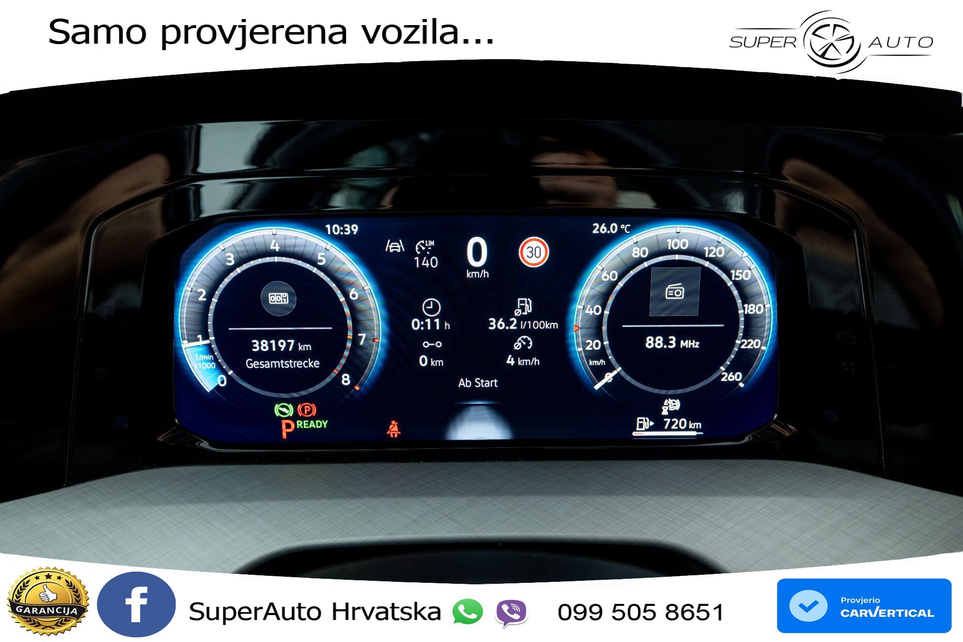 VW Golf 8 Variant 1.5 eTSI DSG Life 116 KS, LED+ACC+GR SJED+VIRT+PDC