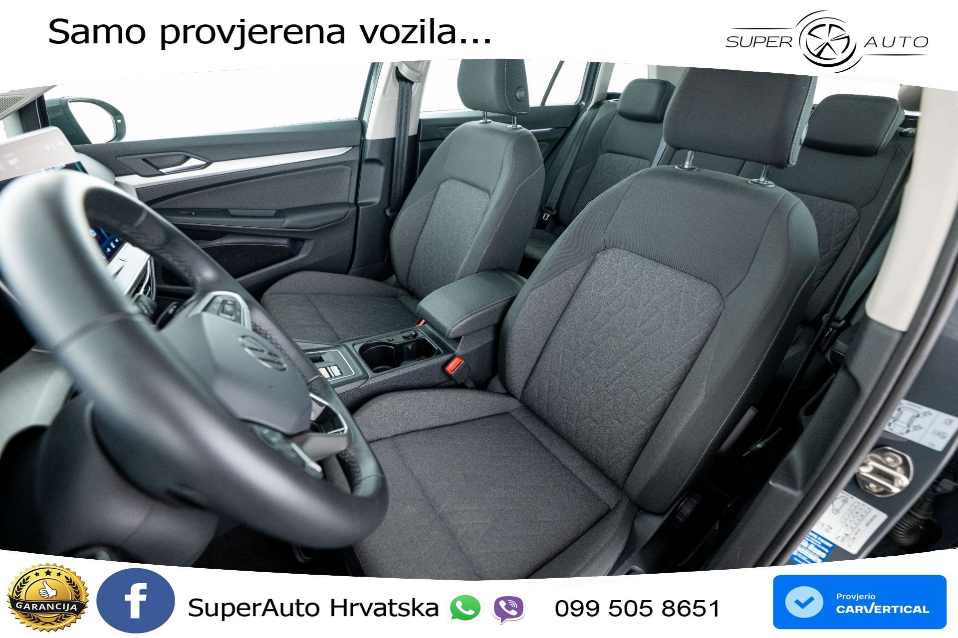 VW Golf 8 Variant 1.5 eTSI DSG Life 116 KS, LED+ACC+GR SJED+VIRT+PDC