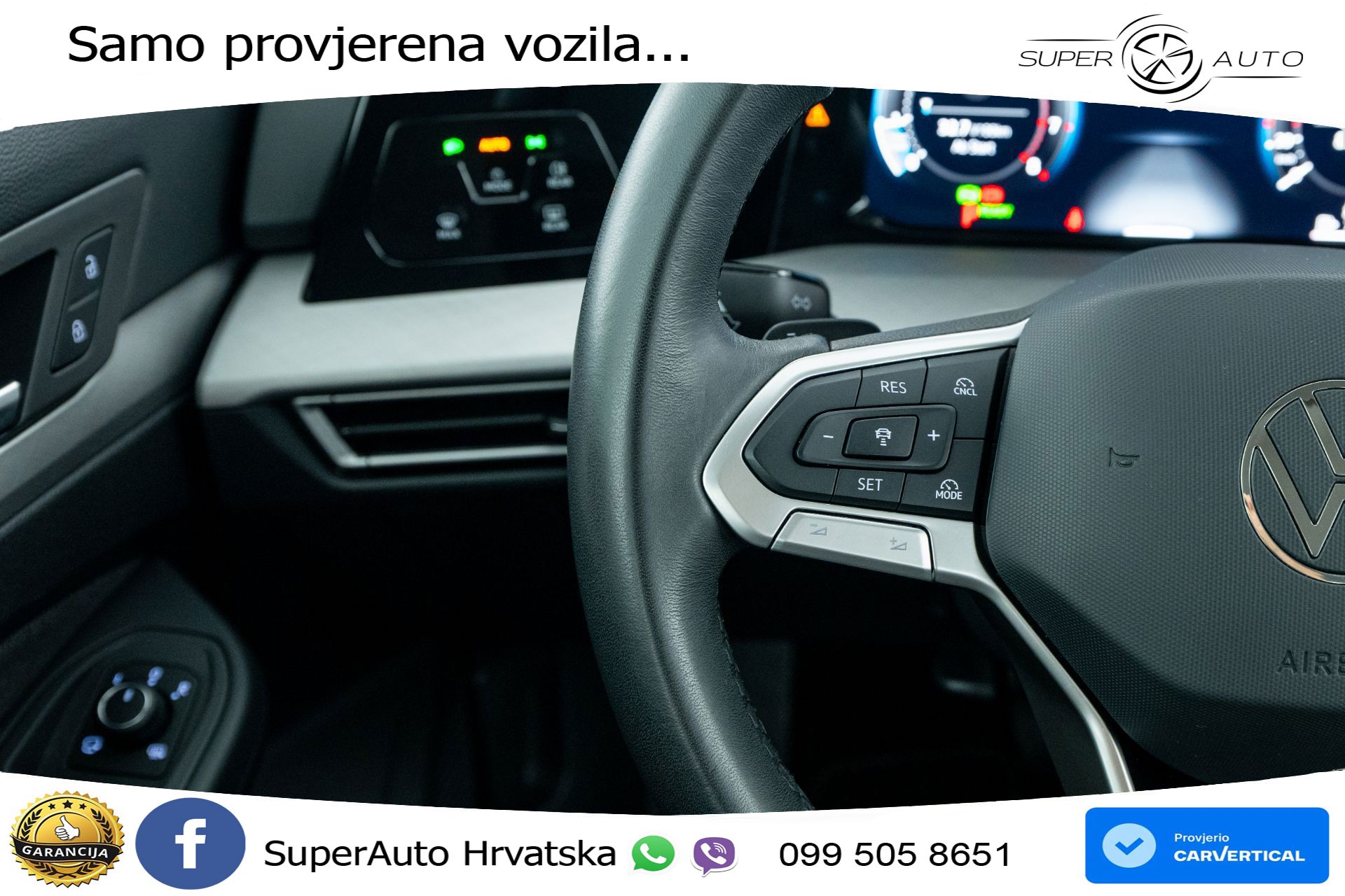 VW Golf 8 Variant 1.5 eTSI DSG Life 116 KS, LED+ACC+GR SJED+VIRT+PDC