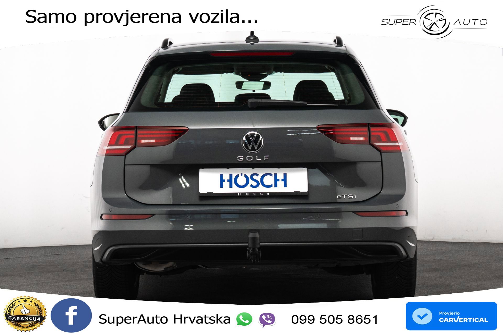 VW Golf 8 Variant 1.5 eTSI DSG Life 116 KS, LED+ACC+GR SJED+VIRT+PDC