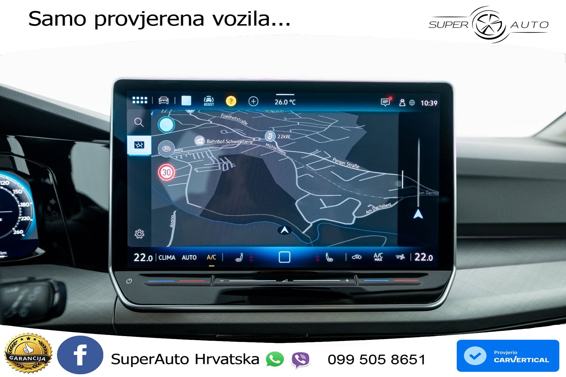 VW Golf 8 Variant 1.5 eTSI DSG Life 116 KS, LED+ACC+GR SJED+VIRT+PDC