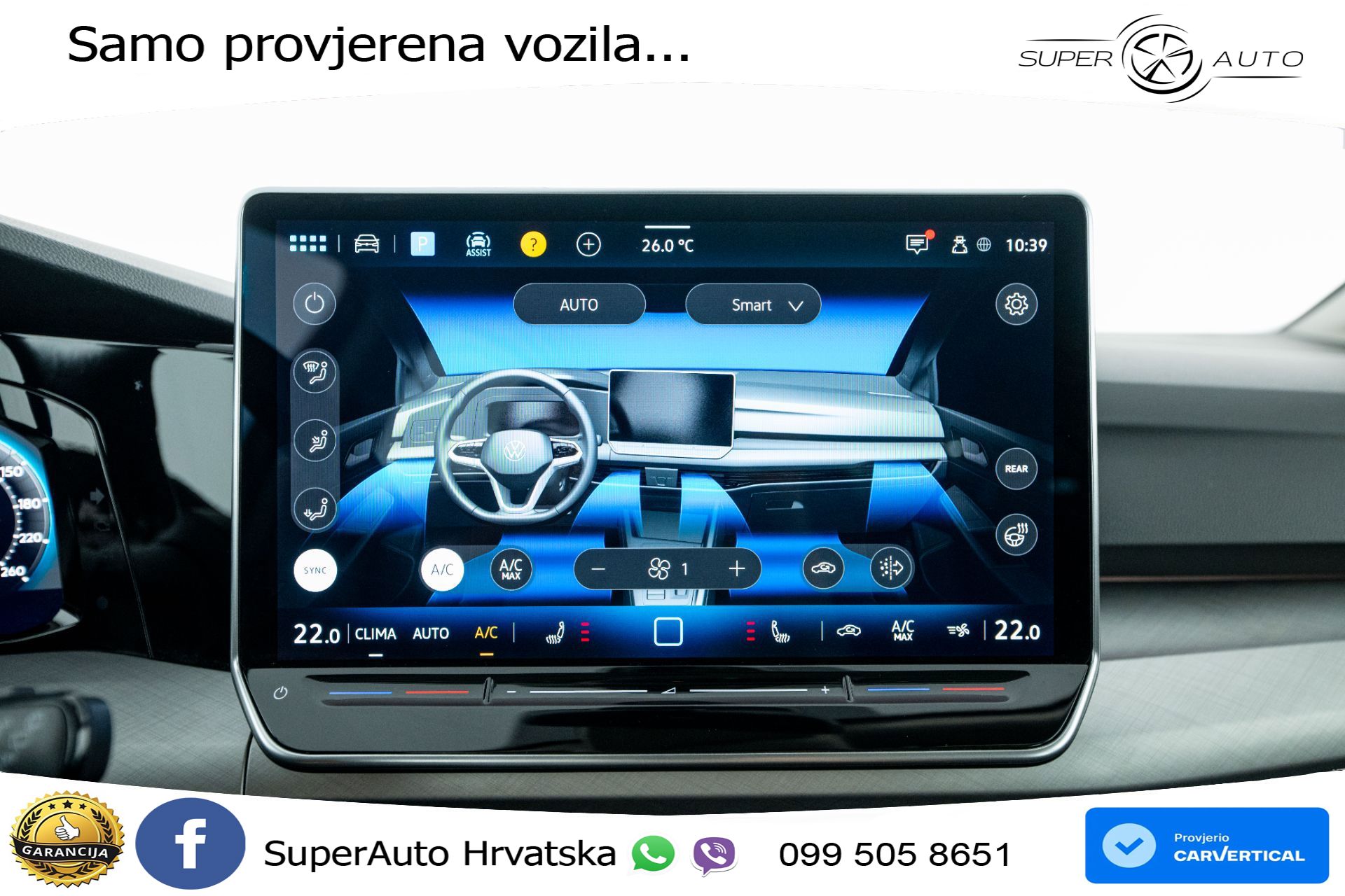 VW Golf 8 Variant 1.5 eTSI DSG Life 116 KS, LED+ACC+GR SJED+VIRT+PDC