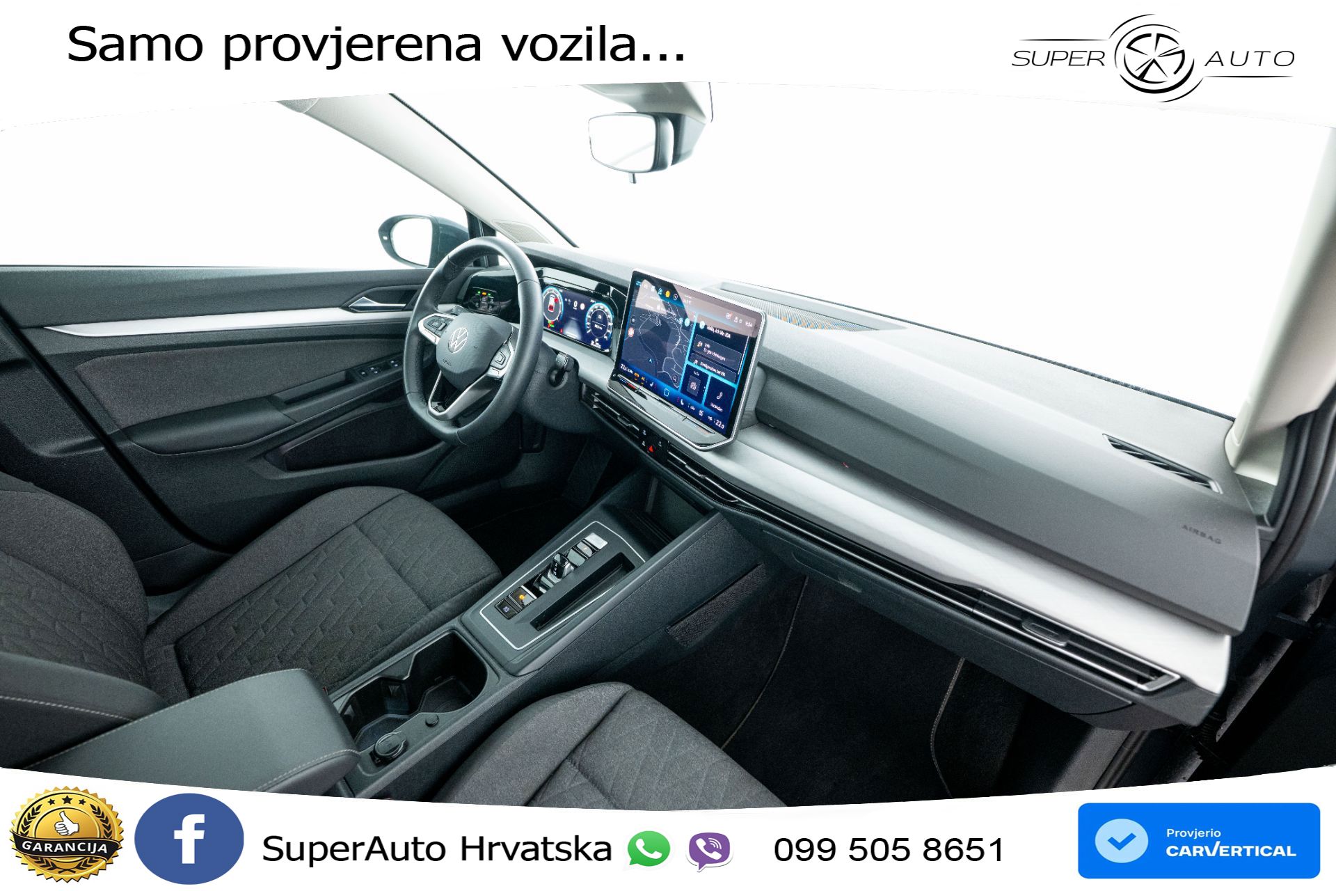 VW Golf 8 Variant 1.5 eTSI DSG Life 116 KS, LED+ACC+GR SJED+VIRT+PDC
