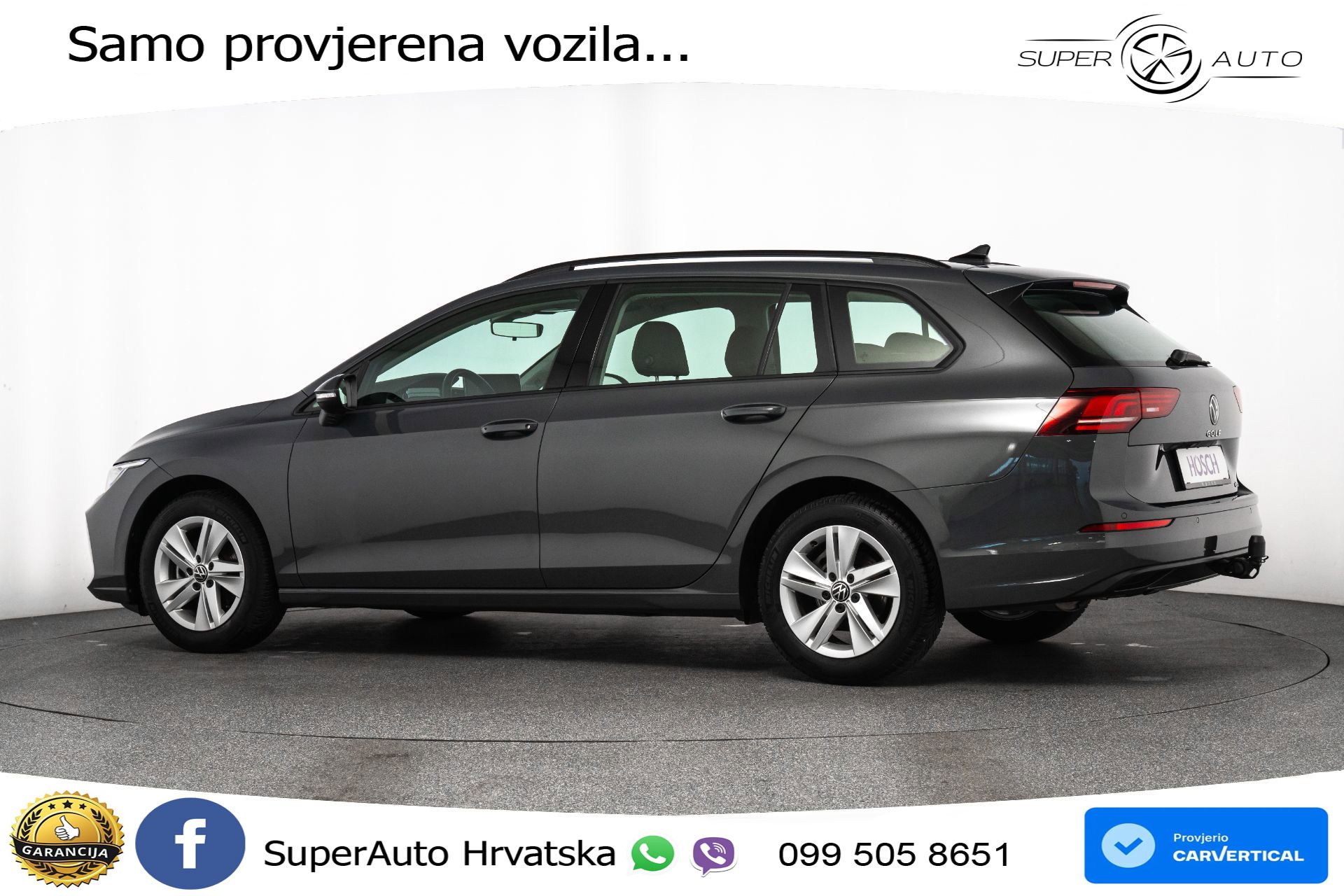 VW Golf 8 Variant 1.5 eTSI DSG Life 116 KS, LED+ACC+GR SJED+VIRT+PDC