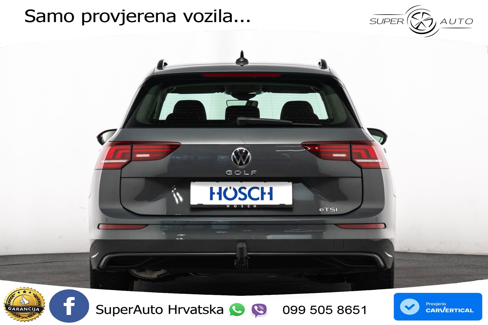 VW Golf 8 Variant 1.5 eTSI DSG Life 116 KS, LED+ACC+GR SJED+VIRT+PDC
