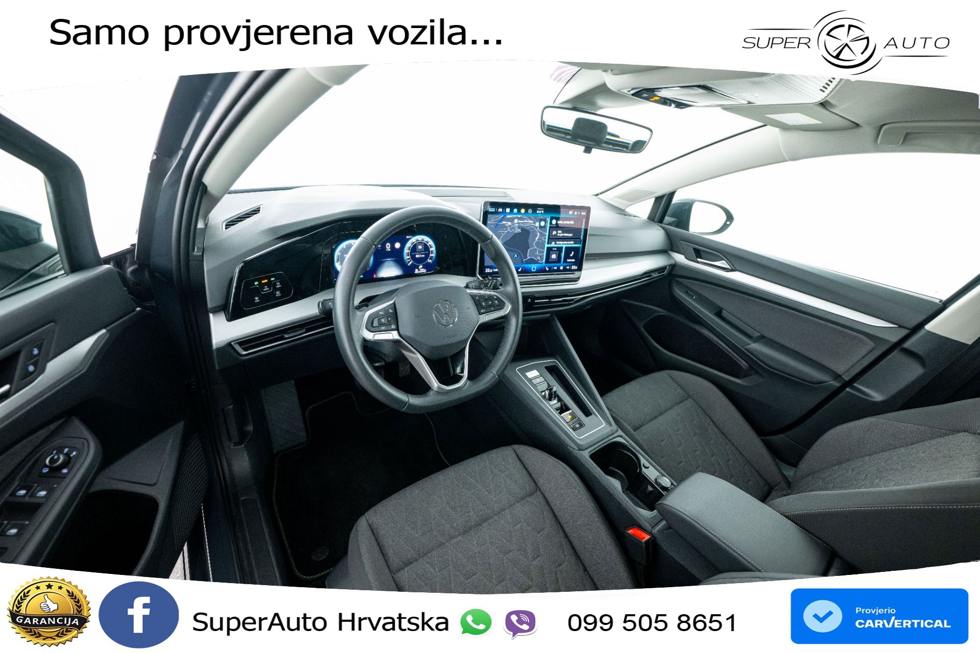 VW Golf 8 Variant 1.5 eTSI DSG Life 116 KS, LED+ACC+GR SJED+VIRT+PDC