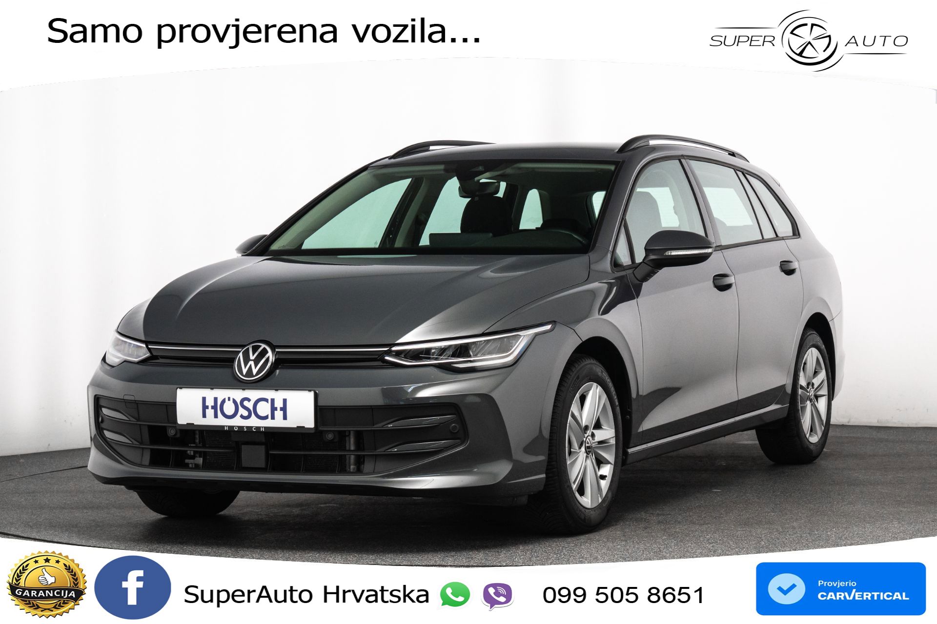 VW Golf 8 Variant 1.5 eTSI DSG Life 116 KS, LED+ACC+GR SJED+VIRT+PDC
