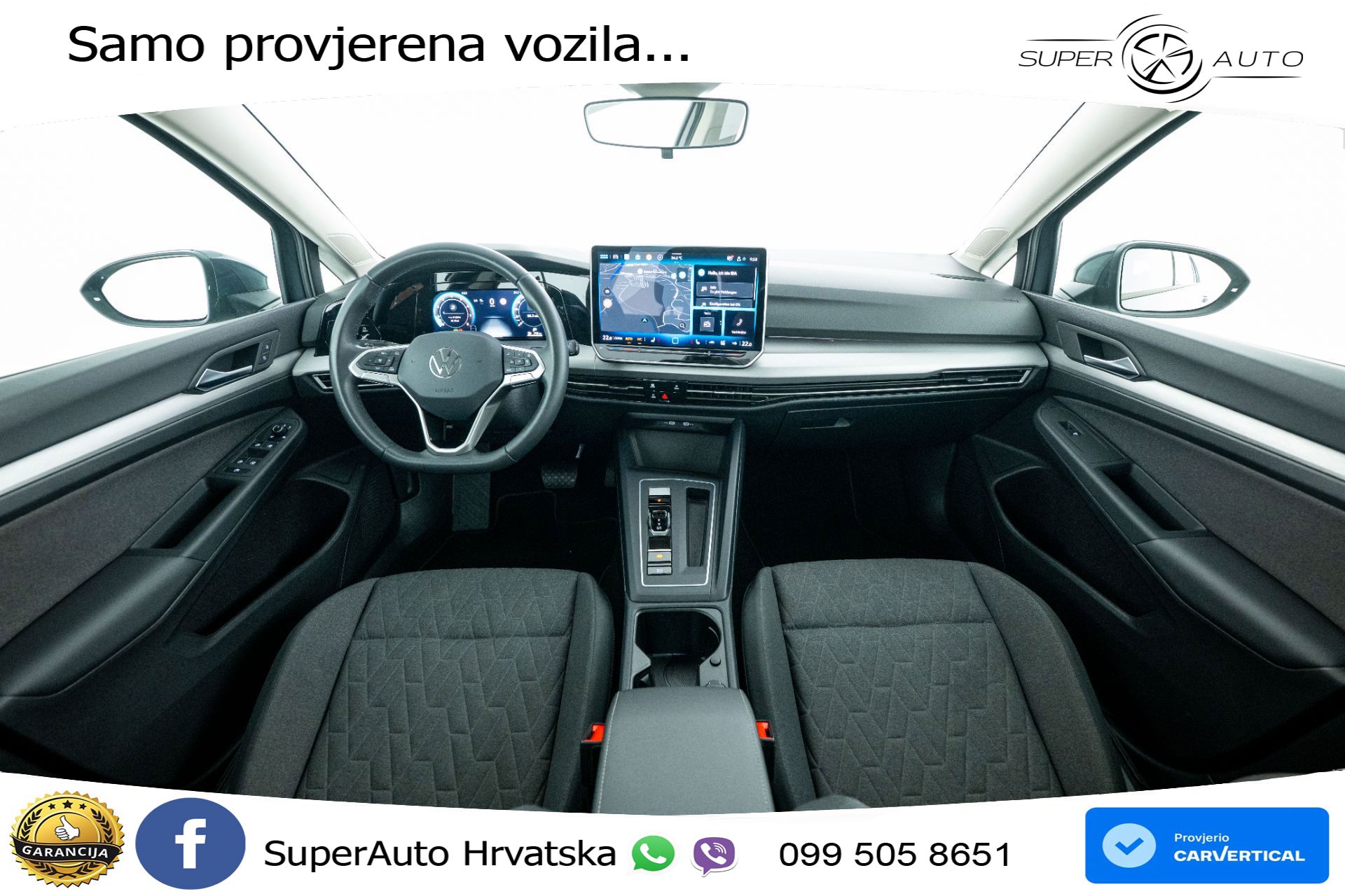 VW Golf 8 Variant 1.5 eTSI DSG Life 116 KS, LED+ACC+GR SJED+VIRT+PDC