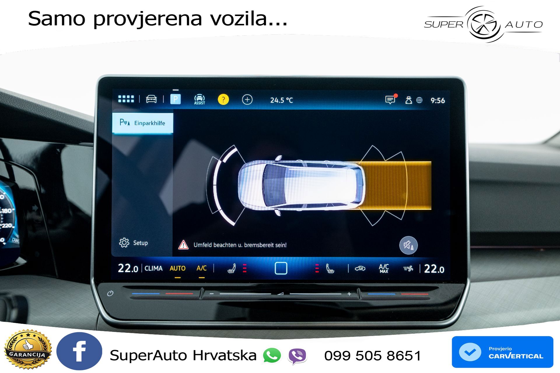 VW Golf 8 Variant 1.5 eTSI DSG Life 116 KS, LED+ACC+GR SJED+VIRT+PDC