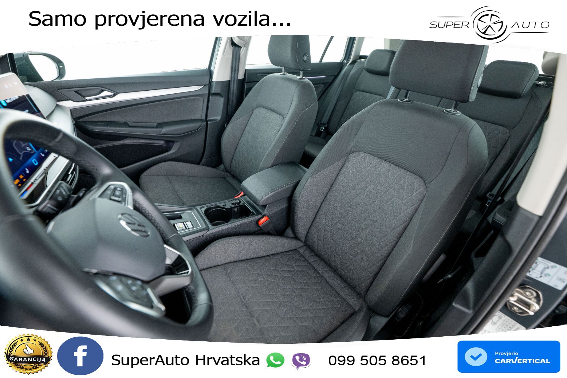 VW Golf 8 Variant 1.5 eTSI DSG Life 116 KS, LED+ACC+GR SJED+VIRT+PDC
