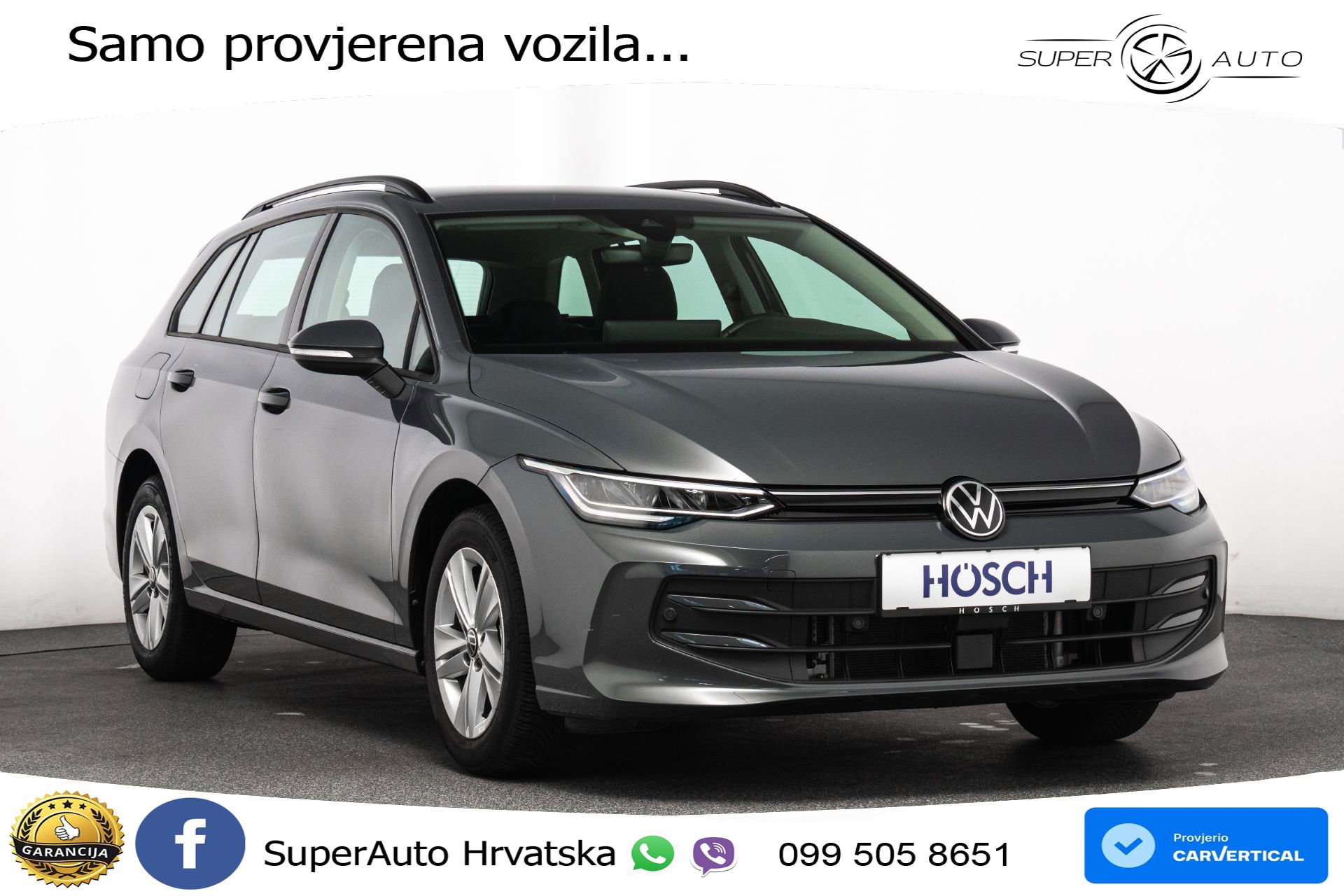 VW Golf 8 Variant 1.5 eTSI DSG Life 116 KS, LED+ACC+GR SJED+VIRT+PDC