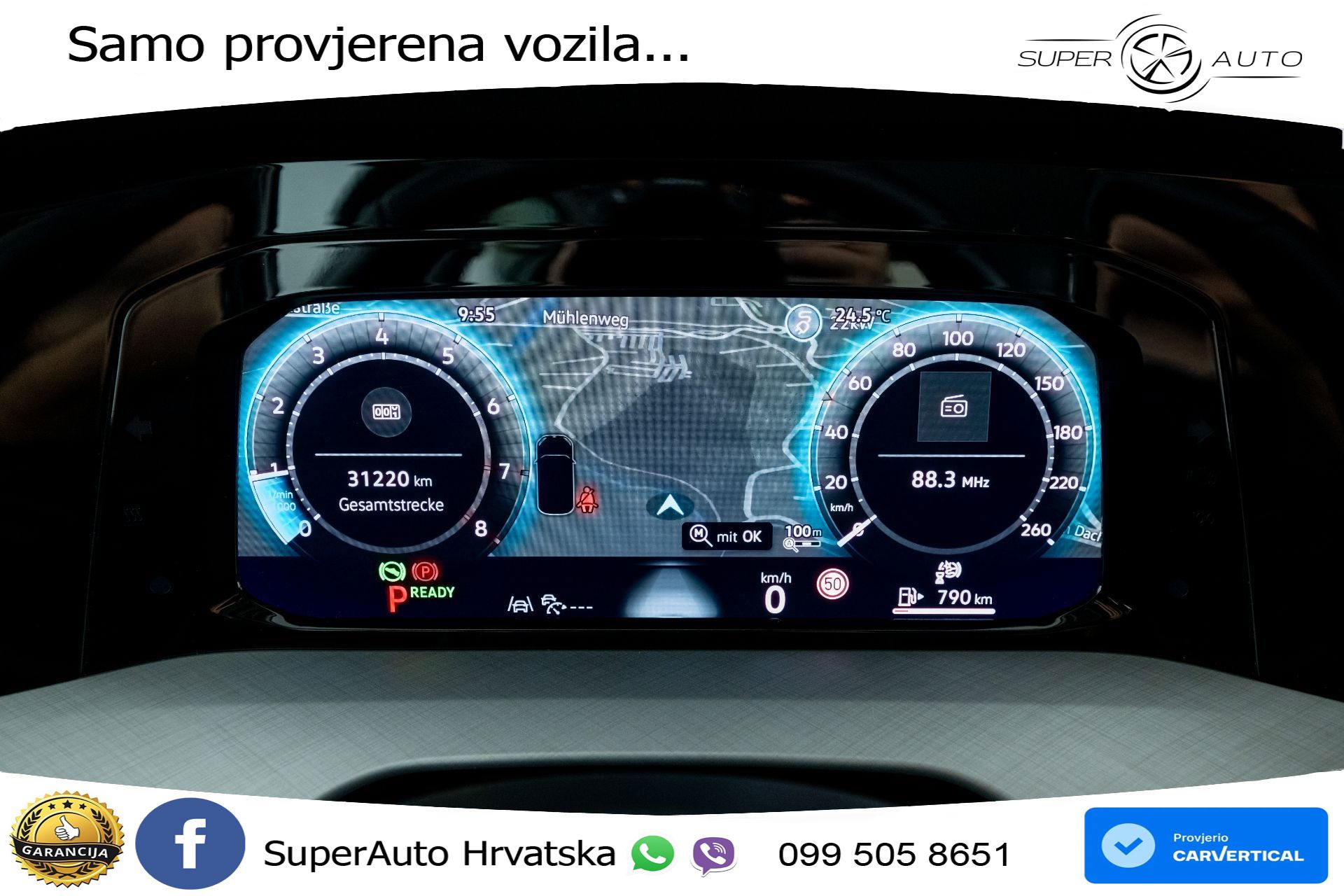 VW Golf 8 Variant 1.5 eTSI DSG Life 116 KS, LED+ACC+GR SJED+VIRT+PDC