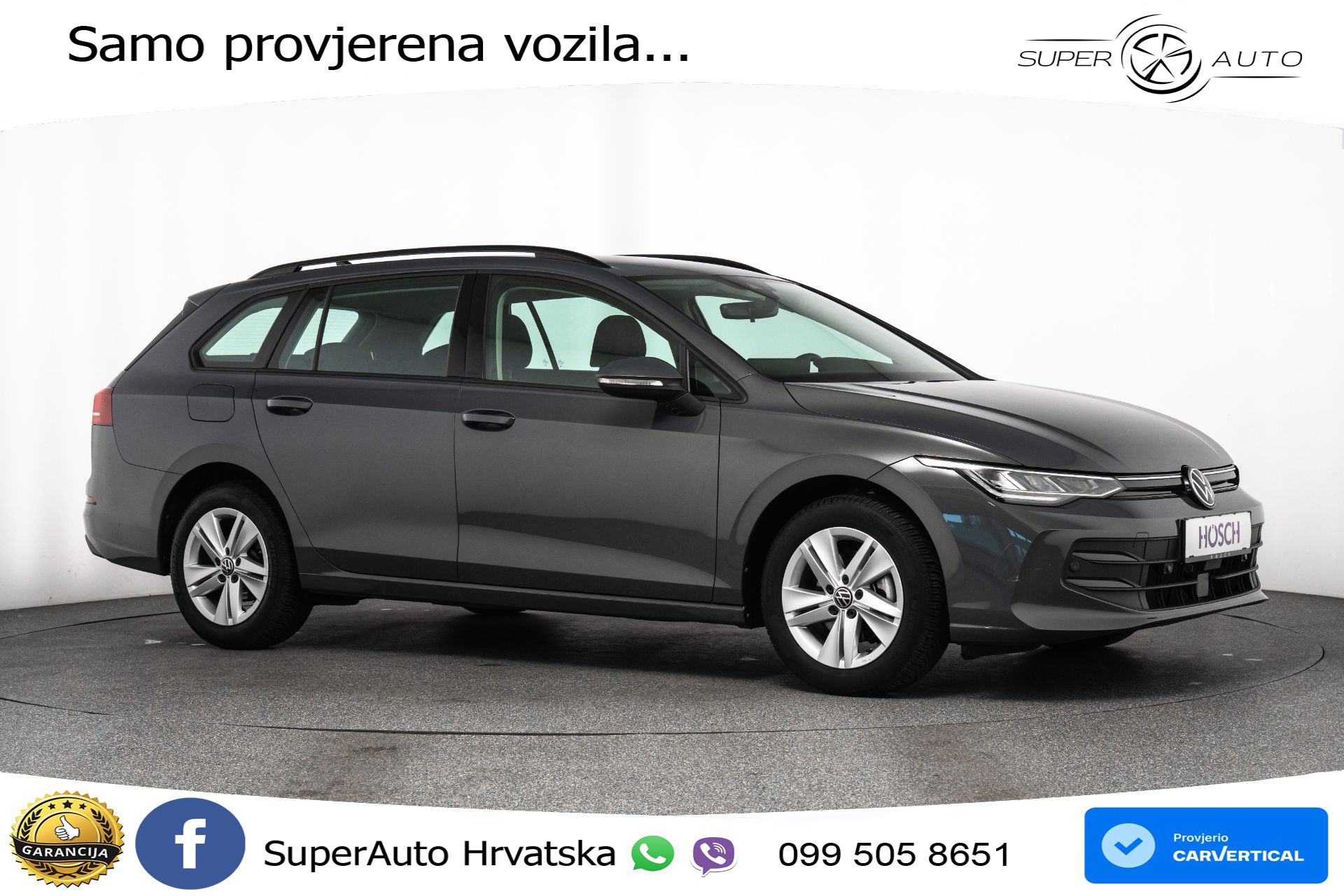 VW Golf 8 Variant 1.5 eTSI DSG Life 116 KS, LED+ACC+GR SJED+VIRT+PDC