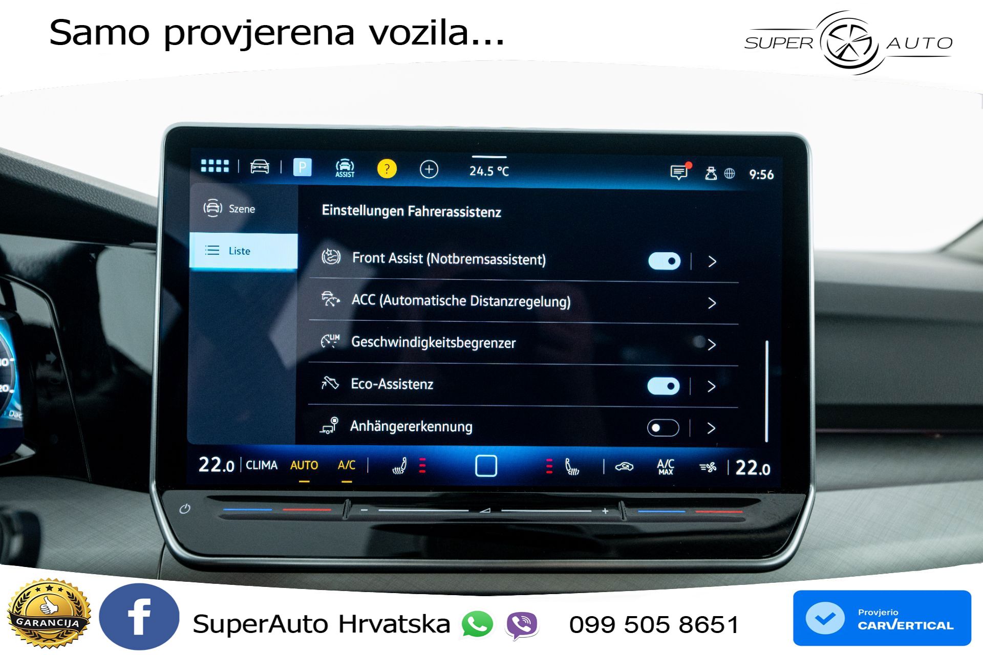 VW Golf 8 Variant 1.5 eTSI DSG Life 116 KS, LED+ACC+GR SJED+VIRT+PDC