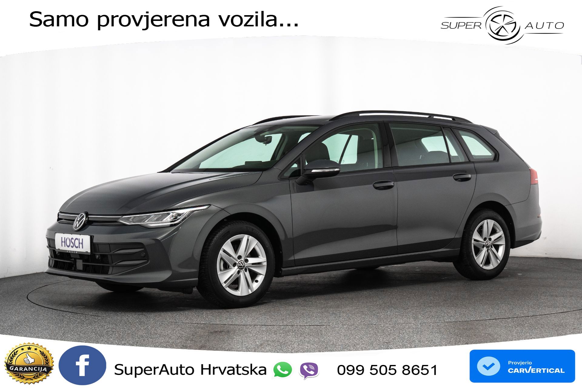 VW Golf 8 Variant 1.5 eTSI DSG Life 116 KS, LED+ACC+GR SJED+VIRT+PDC