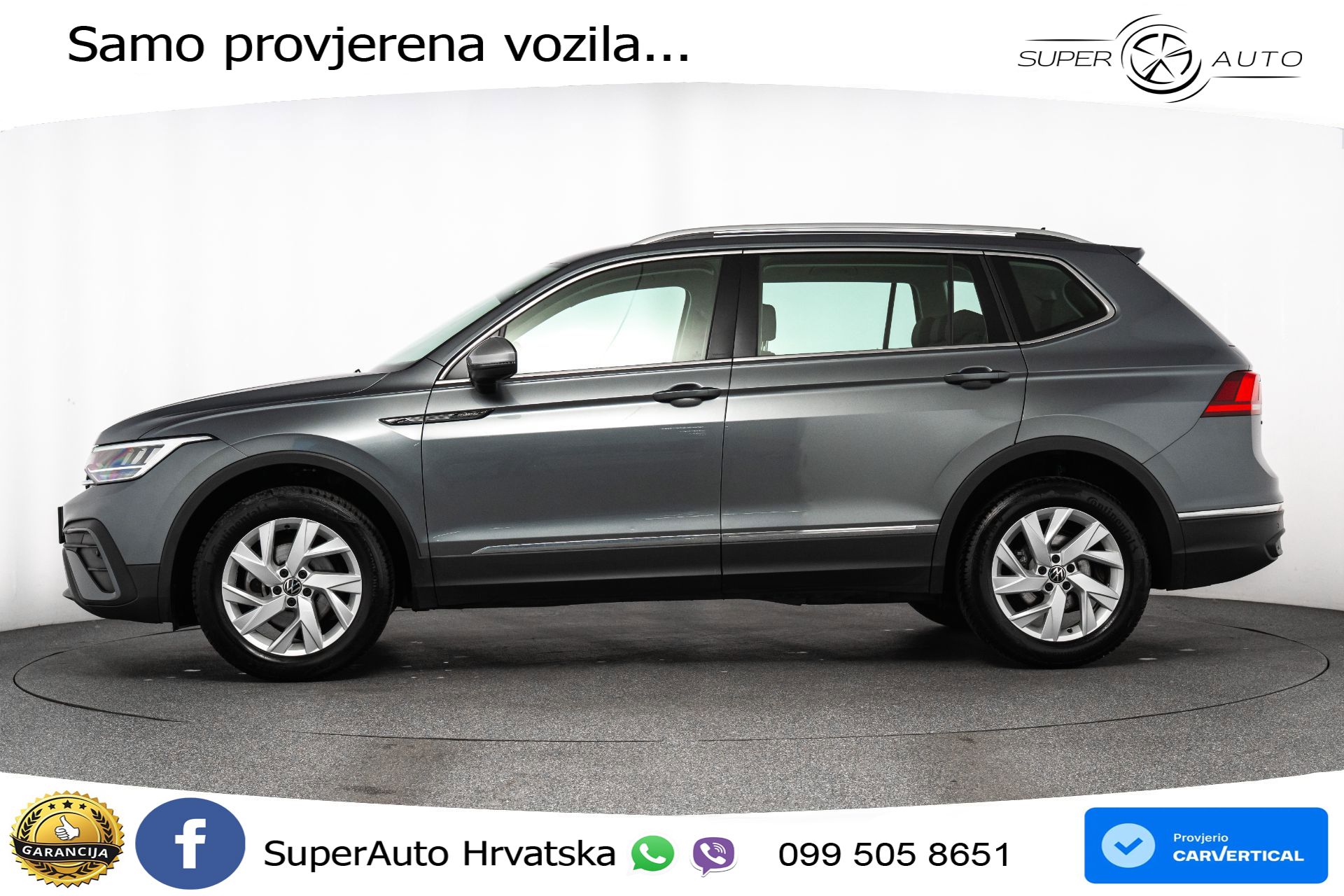 VW Tiguan Allspace 1.5 TSI DSG Life 150 KS, 7-SJED+LED+ACC+GR SJED+VIRT+ASIST