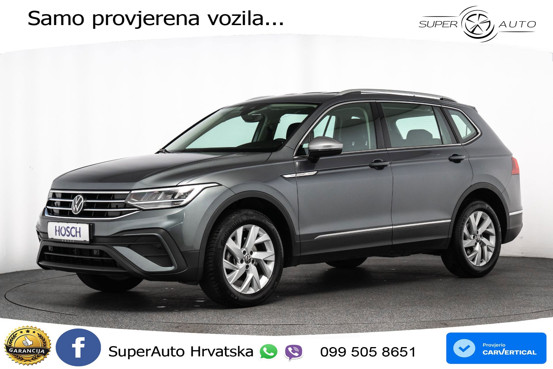 VW Tiguan Allspace 1.5 TSI DSG Life 150 KS, 7-SJED+LED+ACC+GR SJED+VIRT+ASIST