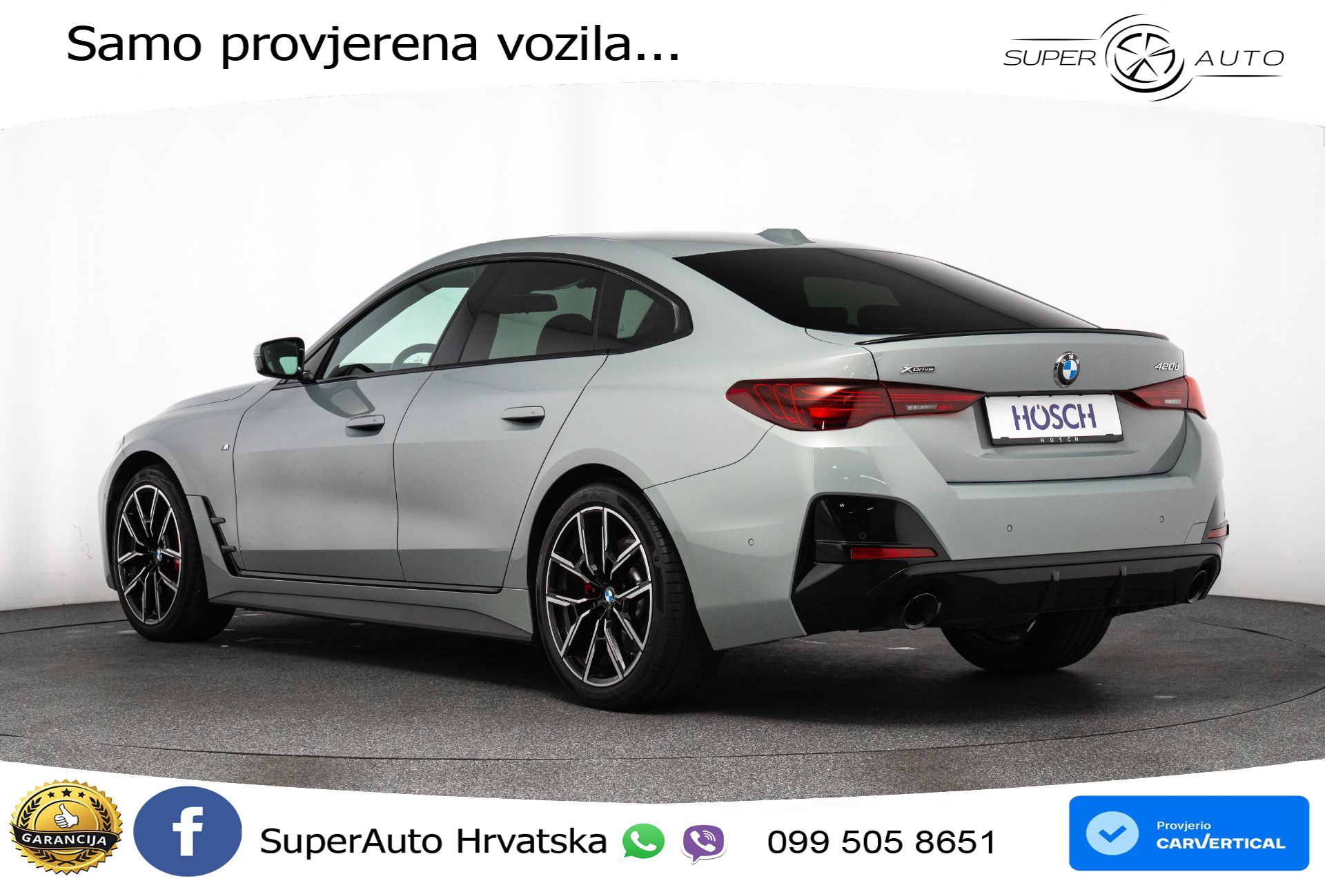 BMW 420d xDrive GC Aut. M Sport Pro 190 KS, ACC+360+GR SJED+HEAD+VIRT+NAVI