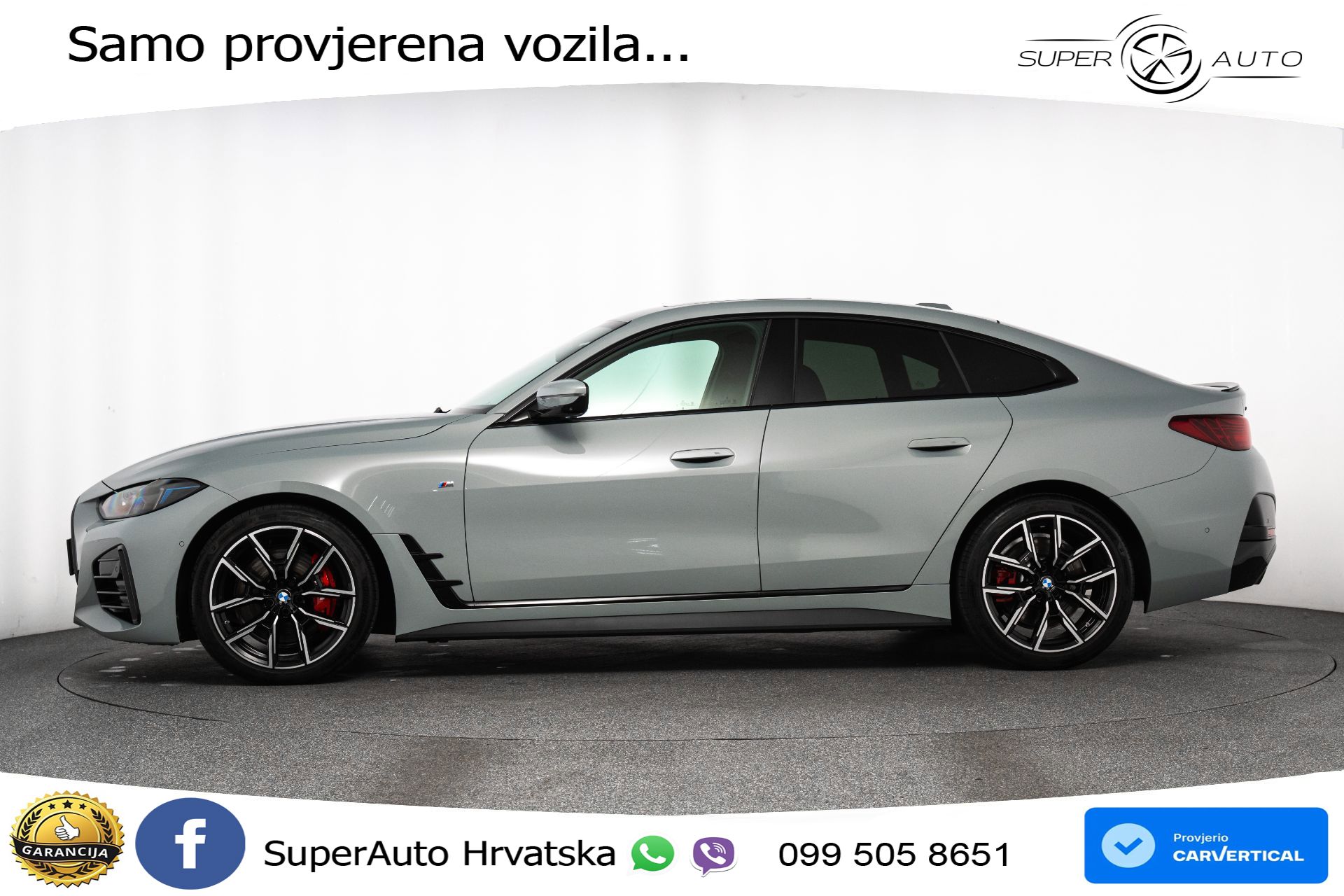 BMW 420d xDrive GC Aut. M Sport Pro 190 KS, ACC+360+GR SJED+HEAD+VIRT+NAVI
