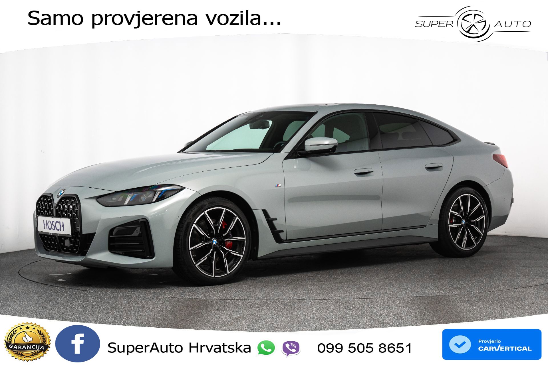 BMW 420d xDrive GC Aut. M Sport Pro 190 KS, ACC+360+GR SJED+HEAD+VIRT+NAVI