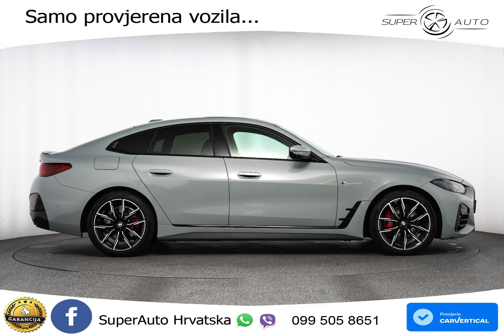 BMW 420d xDrive GC Aut. M Sport Pro 190 KS, ACC+360+GR SJED+HEAD+VIRT+NAVI
