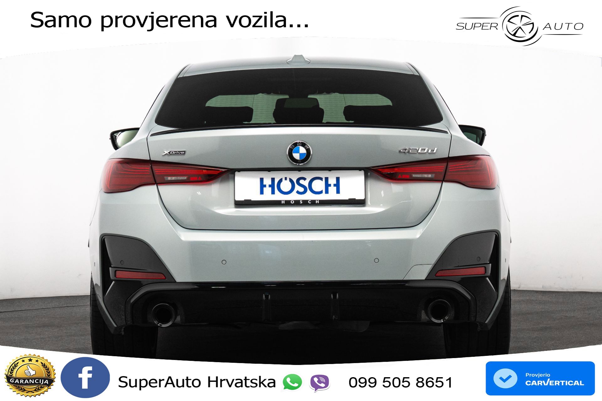 BMW 420d xDrive GC Aut. M Sport Pro 190 KS, ACC+360+GR SJED+HEAD+VIRT+NAVI