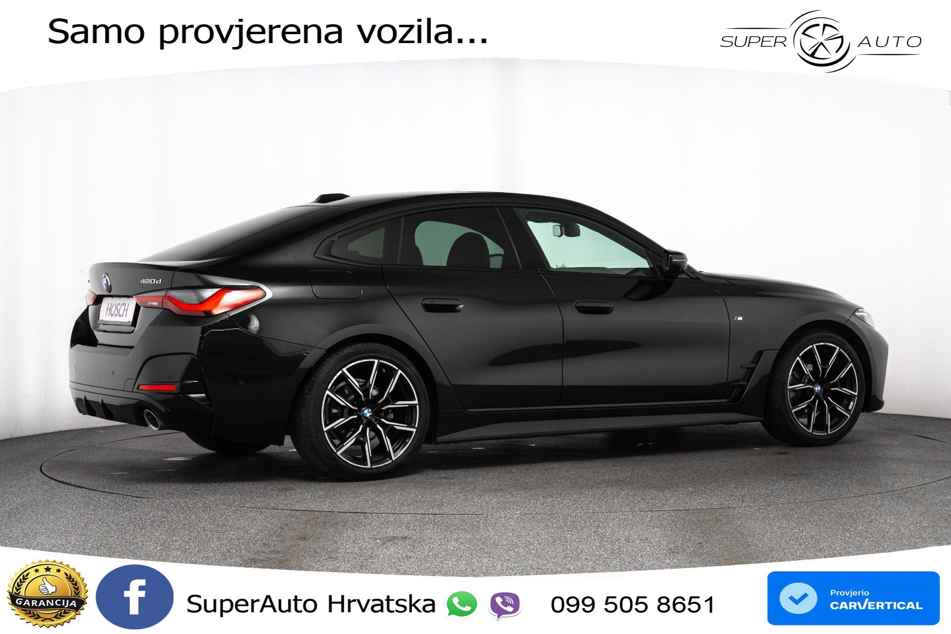 BMW 420d xDrive GC Aut. M Sport 190 KS, ACC+360+GR SJED+PANO+HEAD+VIRT