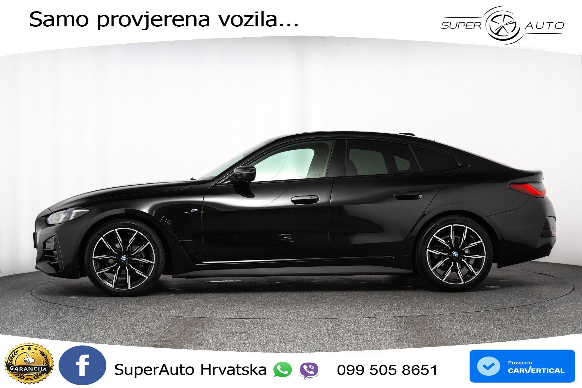 BMW 420d xDrive GC Aut. M Sport 190 KS, ACC+360+GR SJED+PANO+HEAD+VIRT