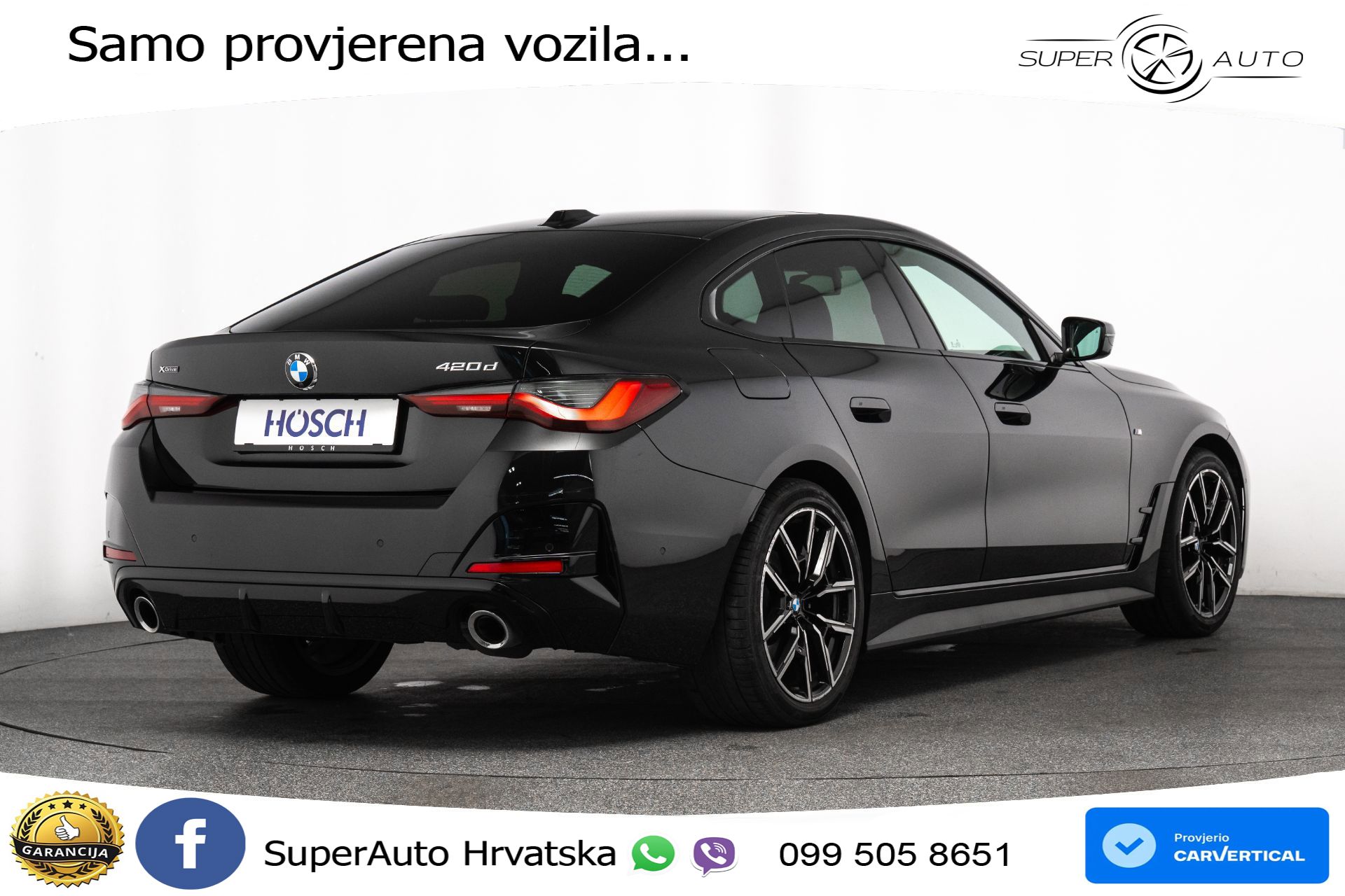 BMW 420d xDrive GC Aut. M Sport 190 KS, ACC+360+GR SJED+PANO+HEAD+VIRT