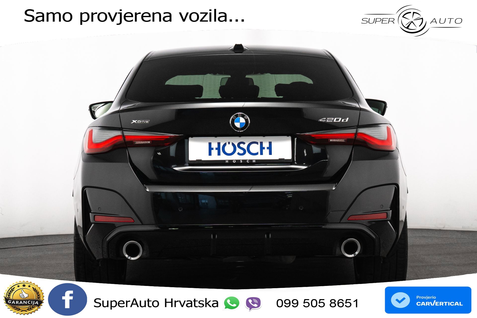 BMW 420d xDrive GC Aut. M Sport 190 KS, ACC+360+GR SJED+PANO+HEAD+VIRT
